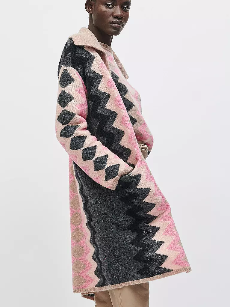 LUISA CERANO | Strickmantel  | grau