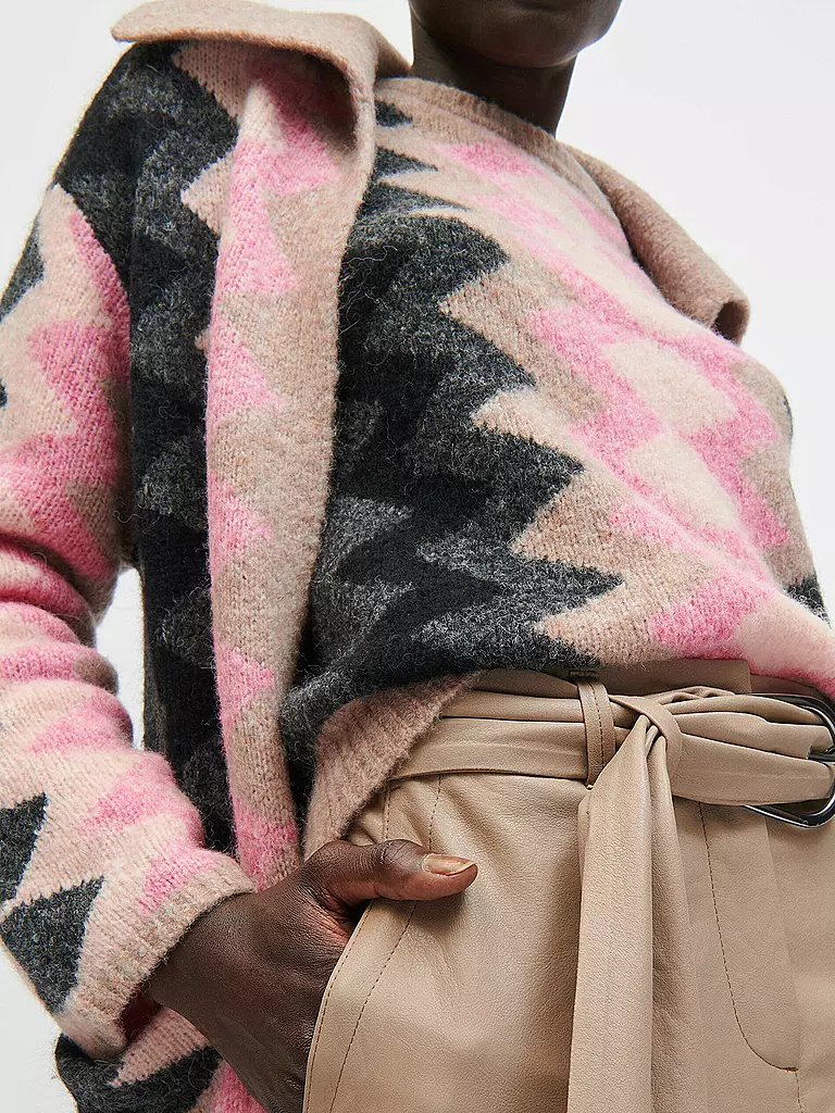 LUISA CERANO | Strickmantel  | grau