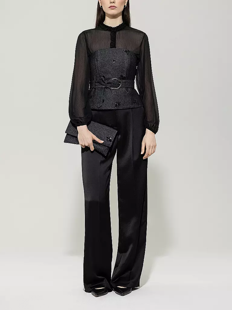 LUISA CERANO | Top - Corsage  | dunkelblau