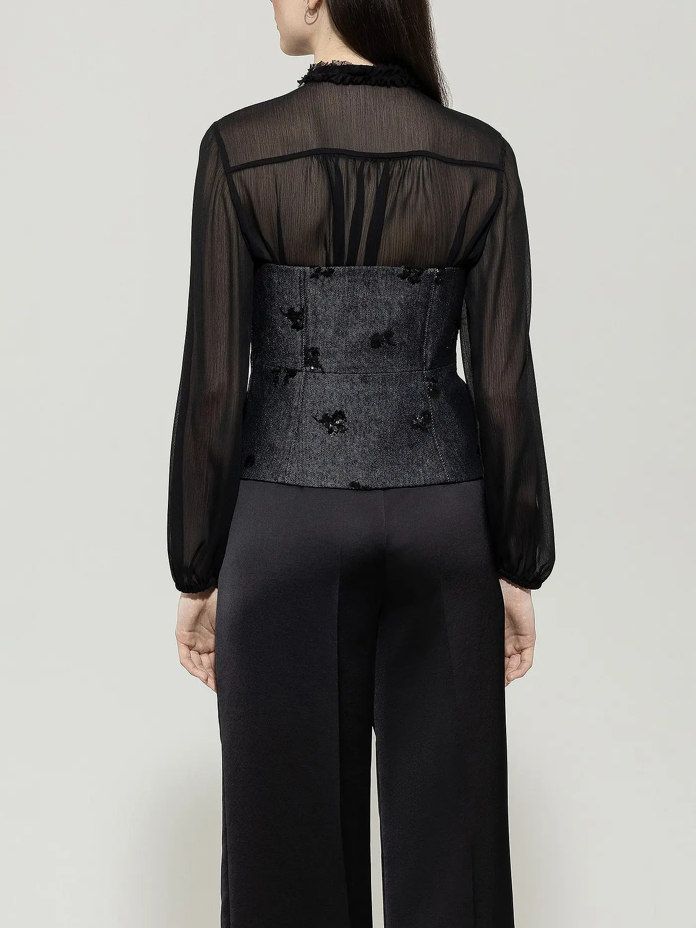 LUISA CERANO | Top - Corsage  | dunkelblau