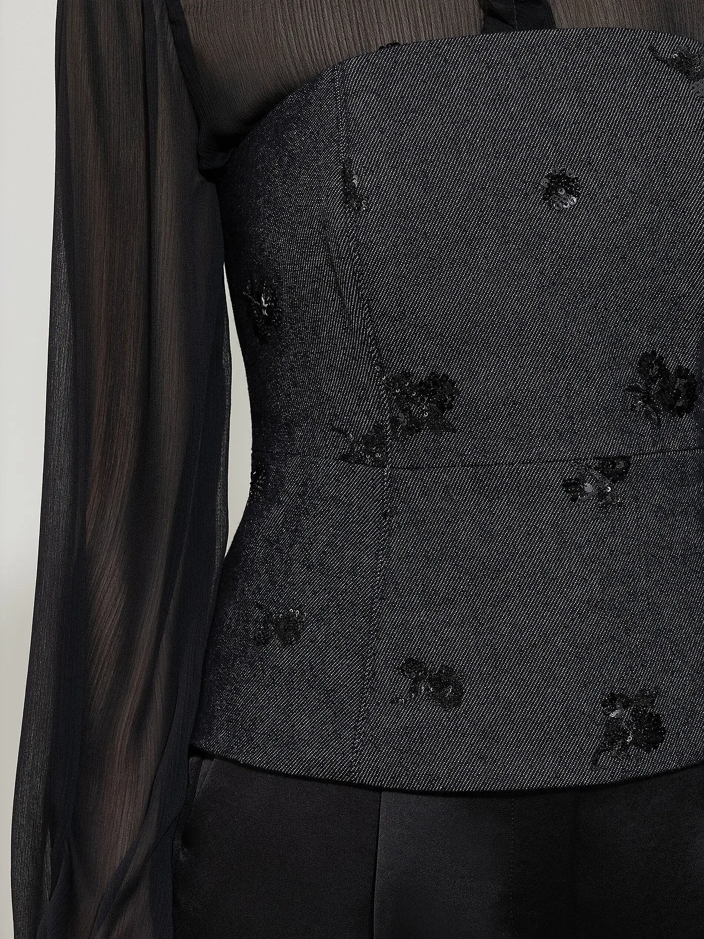 LUISA CERANO | Top - Corsage  | dunkelblau