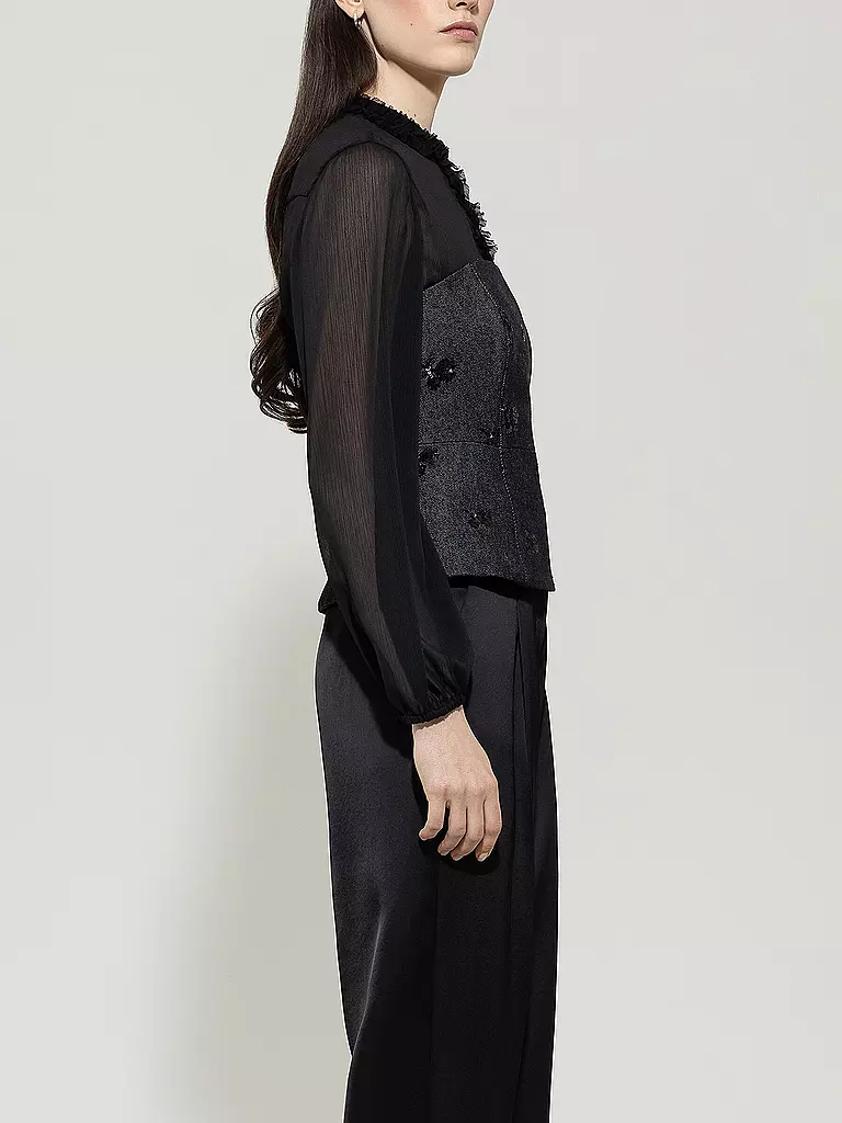 LUISA CERANO | Top - Corsage | dunkelblau