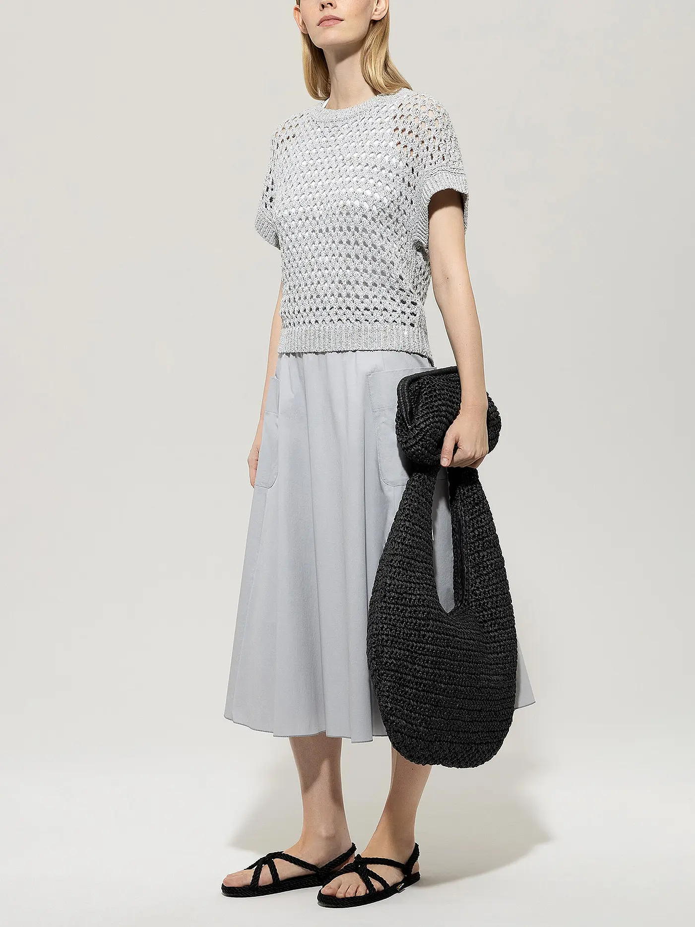 LUISA CERANO | Top  | grau