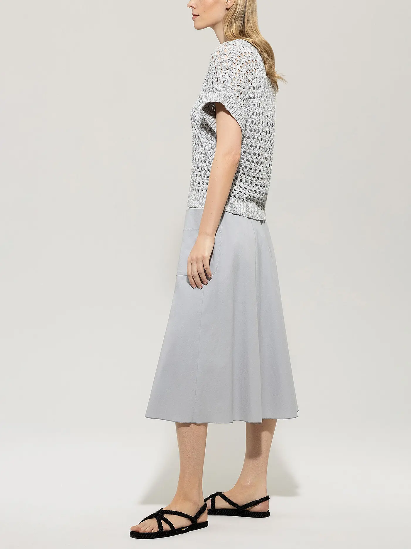 LUISA CERANO | Top  | grau