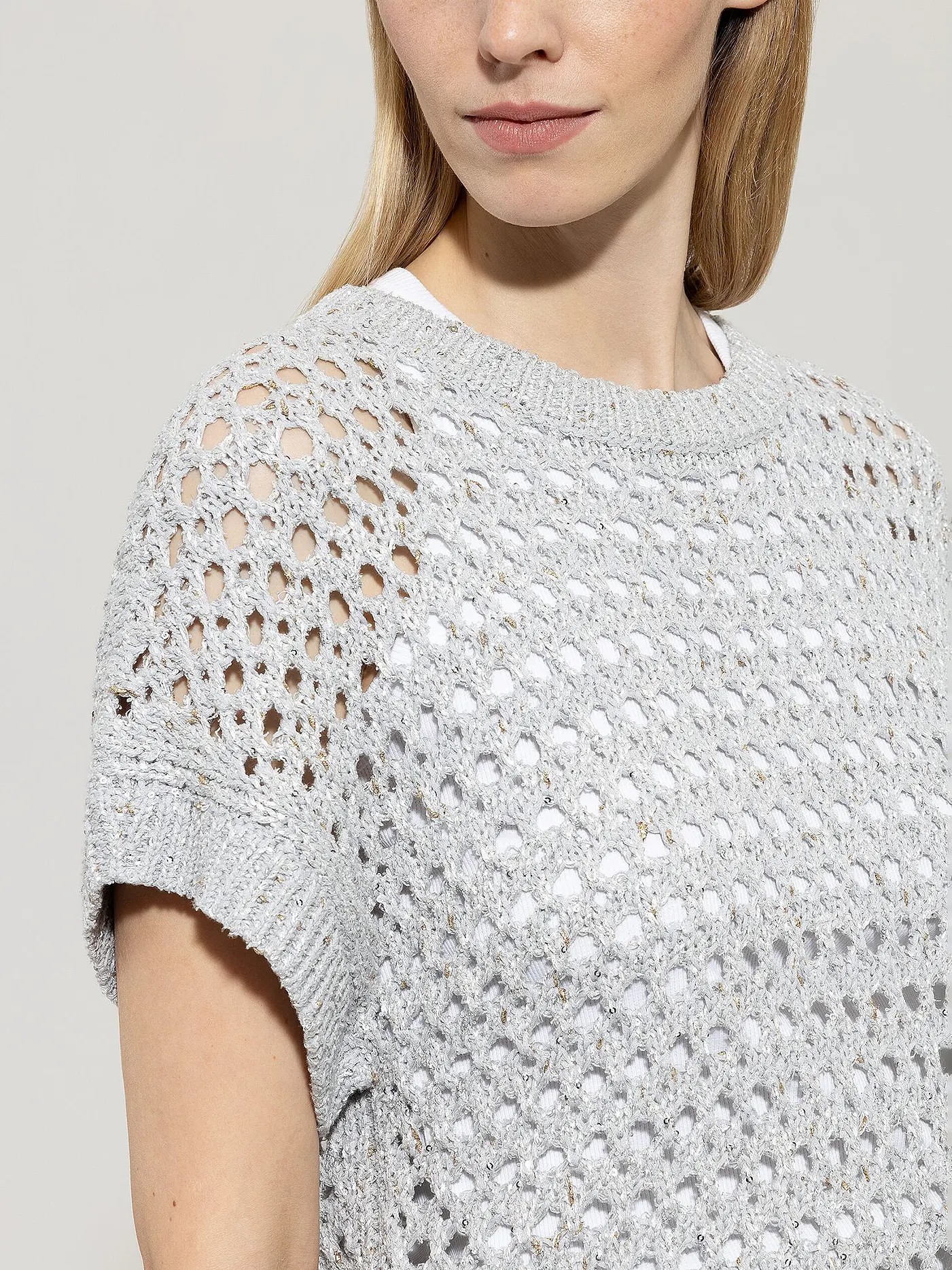 LUISA CERANO | Top  | grau