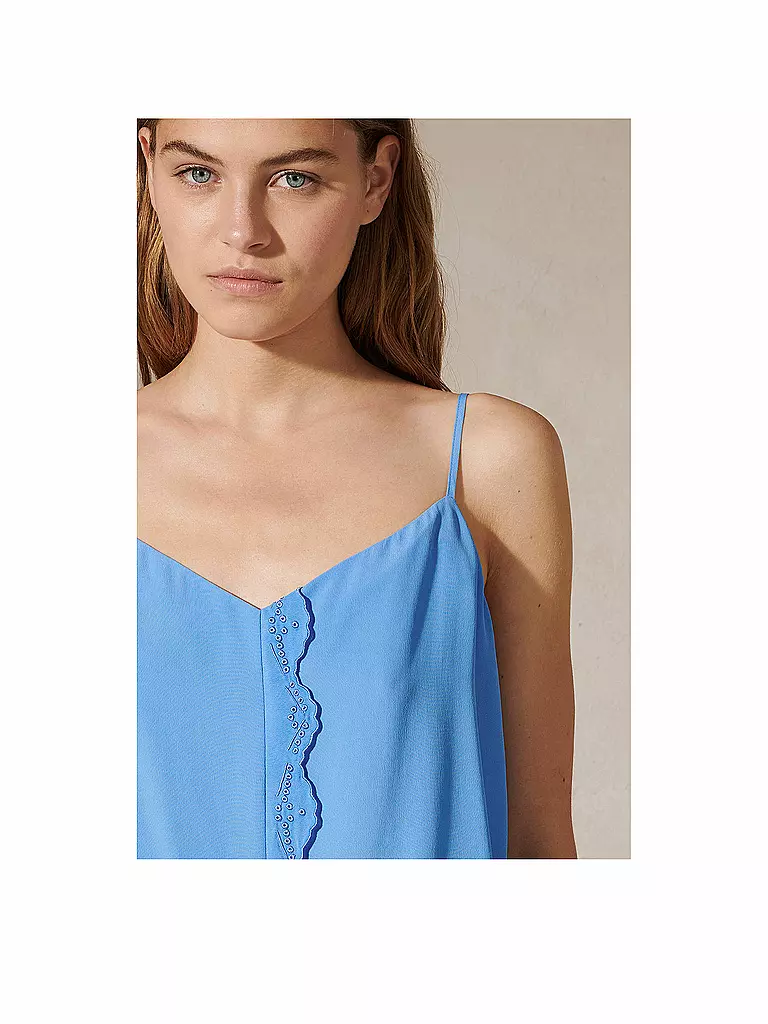 LUISA CERANO | Top | blau