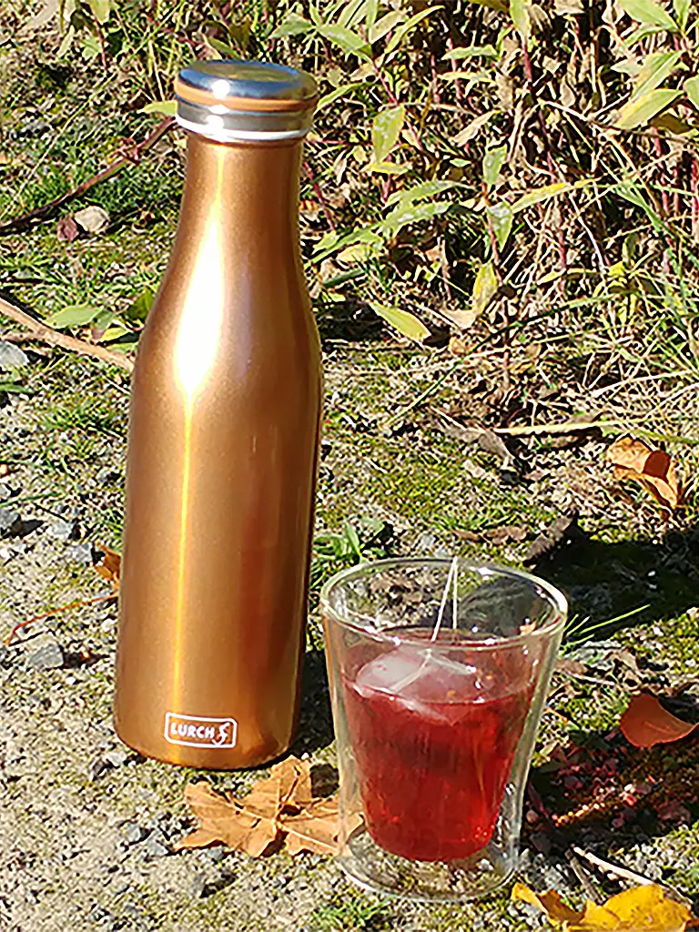LURCH | Isolier-Flasche Edelstahl 0,5l bronze-metallic | kupfer