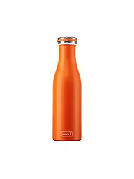 LURCH | Isolierflasche - Thermosflasche Edelstahl 0,5l Fresh Green | orange