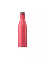 LURCH | Isolierflasche - Thermosflasche Edelstahl 0,75l Blau Metallic | pink