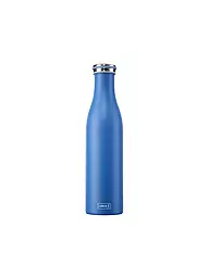 LURCH | Isolierflasche - Thermosflasche Edelstahl 0,75l Blau Metallic | blau
