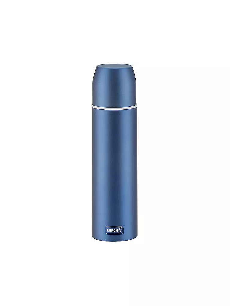 LURCH | Isolierflasche - Thermosflasche mit Becher EDS 0,45l Denim Blue | blau