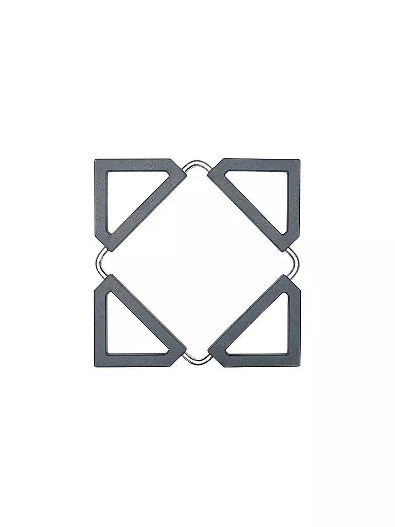 LURCH | Topfuntersetzer Silikon klappbar iron grey | grau