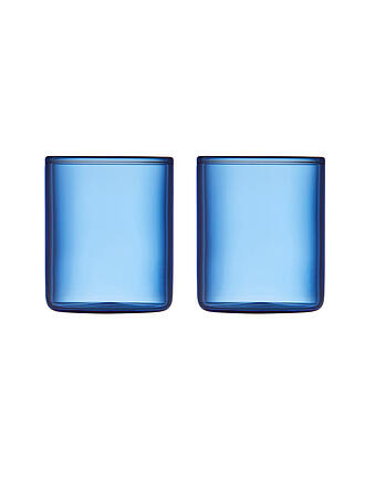 LYNGBY GLAS | Schnapsglas 2er Set TORINO 6cl Blau  