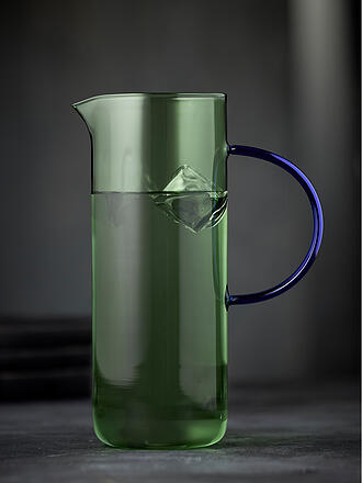 LYNGBY GLAS | Glaskrug TORINO 1,1l Gruen/ Blau 