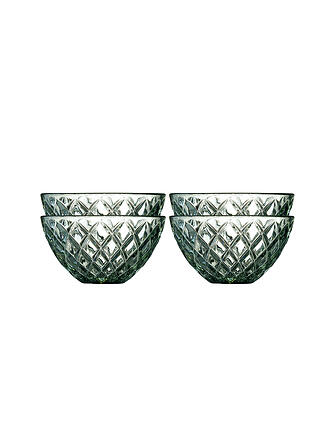 LYNGBY GLAS | Schale 4tlg. 12cm SORRENTO Grün