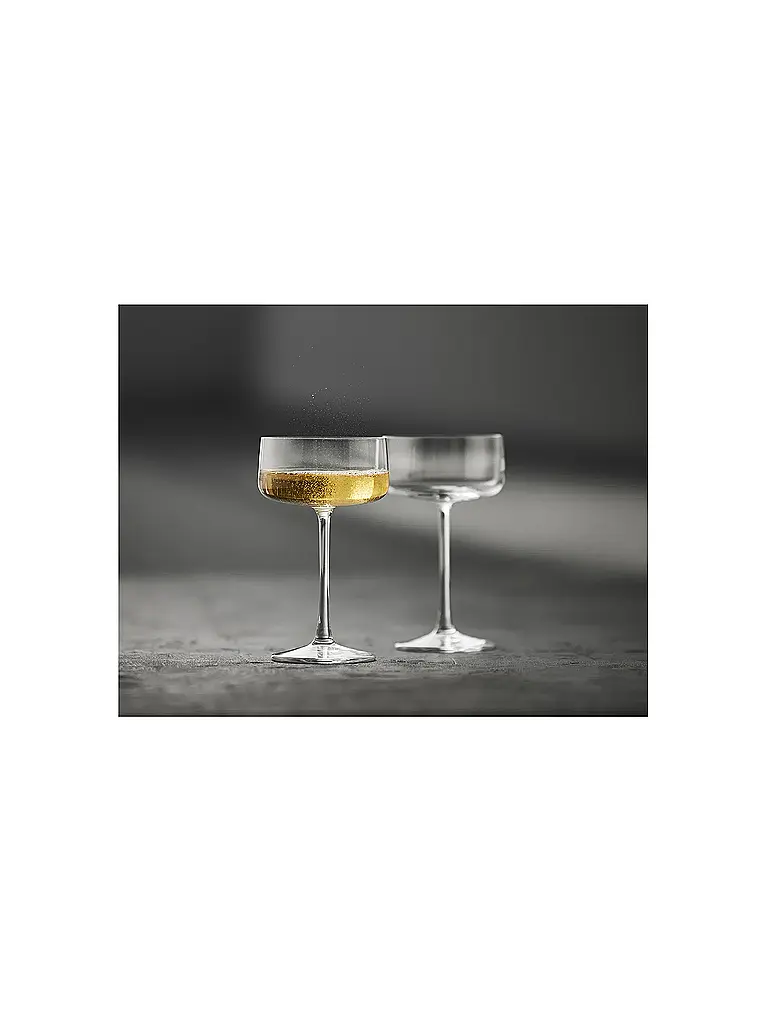 LYNGBY GLAS | Champagner-Schalen Set 4tlg. ZERO 26cl | 