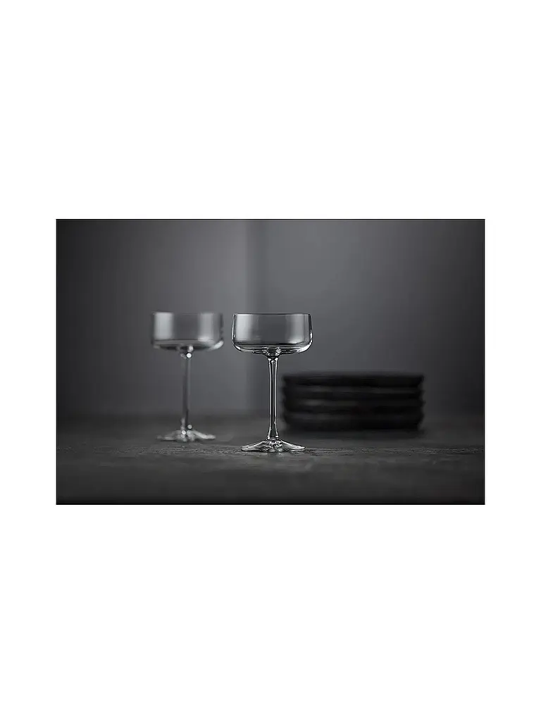 LYNGBY GLAS | Champagner-Schalen Set 4tlg. ZERO 26cl | 