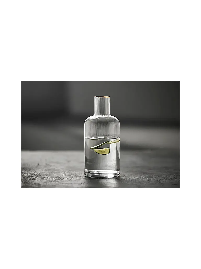 LYNGBY GLAS | Karaffee mit Goldkante 1,5l PALERMO  | Transparent