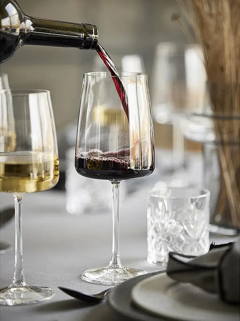 LYNGBY GLAS | Rotweinglas Set 4tlg. ZERO 54cl | 