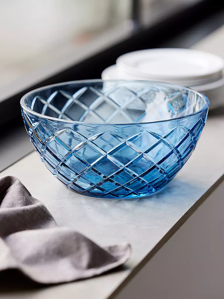 LYNGBY GLAS | Schüssel 24cm SORRENTO Blau | blau
