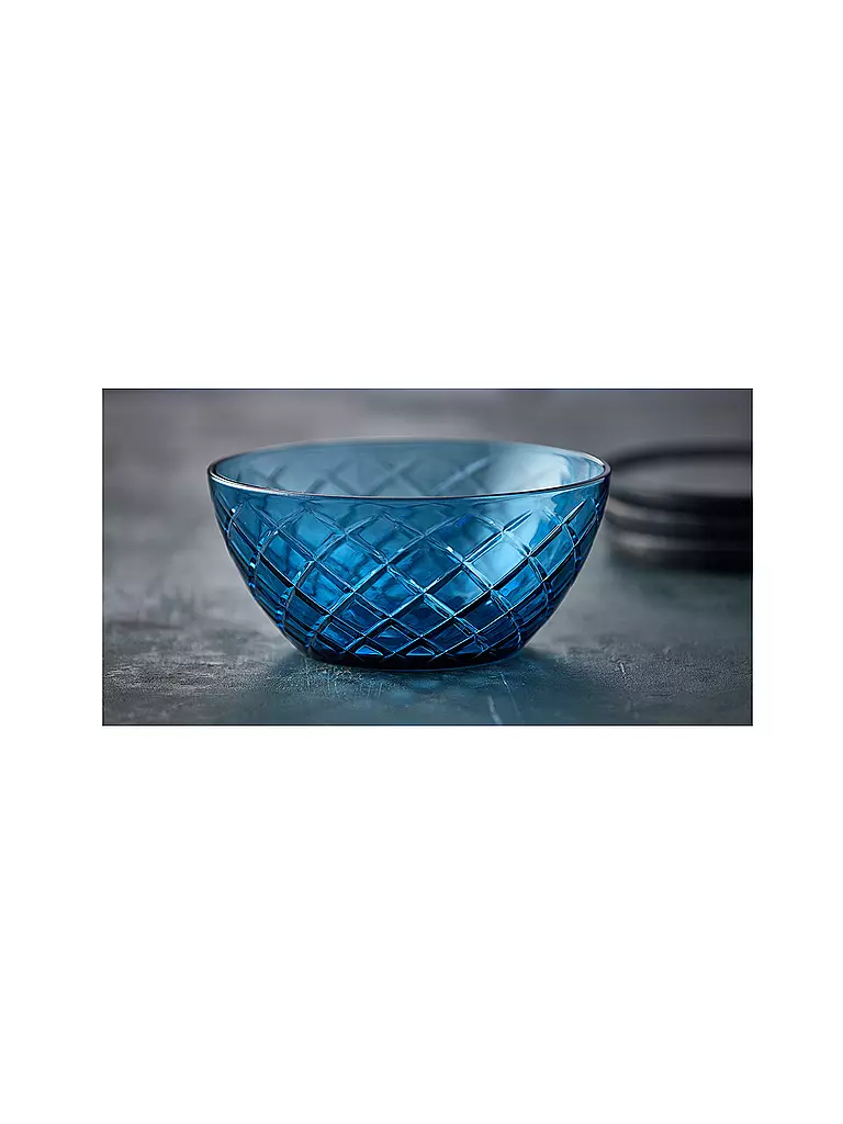 LYNGBY GLAS | Schüssel 24cm SORRENTO Blau | blau