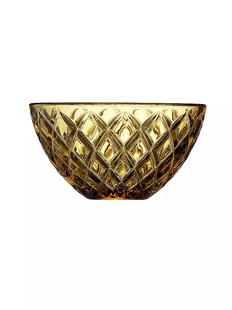 LYNGBY GLAS | Schale 4tlg. 12cm SORRENTO Amber | gelb