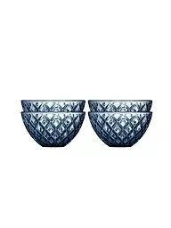 LYNGBY GLAS | Schale 4tlg. 12cm SORRENTO Blau | blau