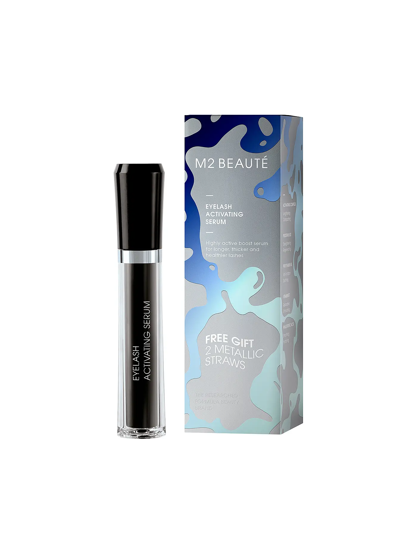 M2 BEAUTÉ | EYELASH ACTIVATING SERUM Summer Edition 4ml | transparent