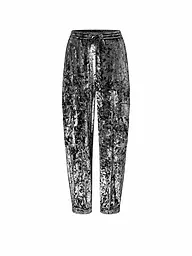 MAC | Cargohose VELVET | silber