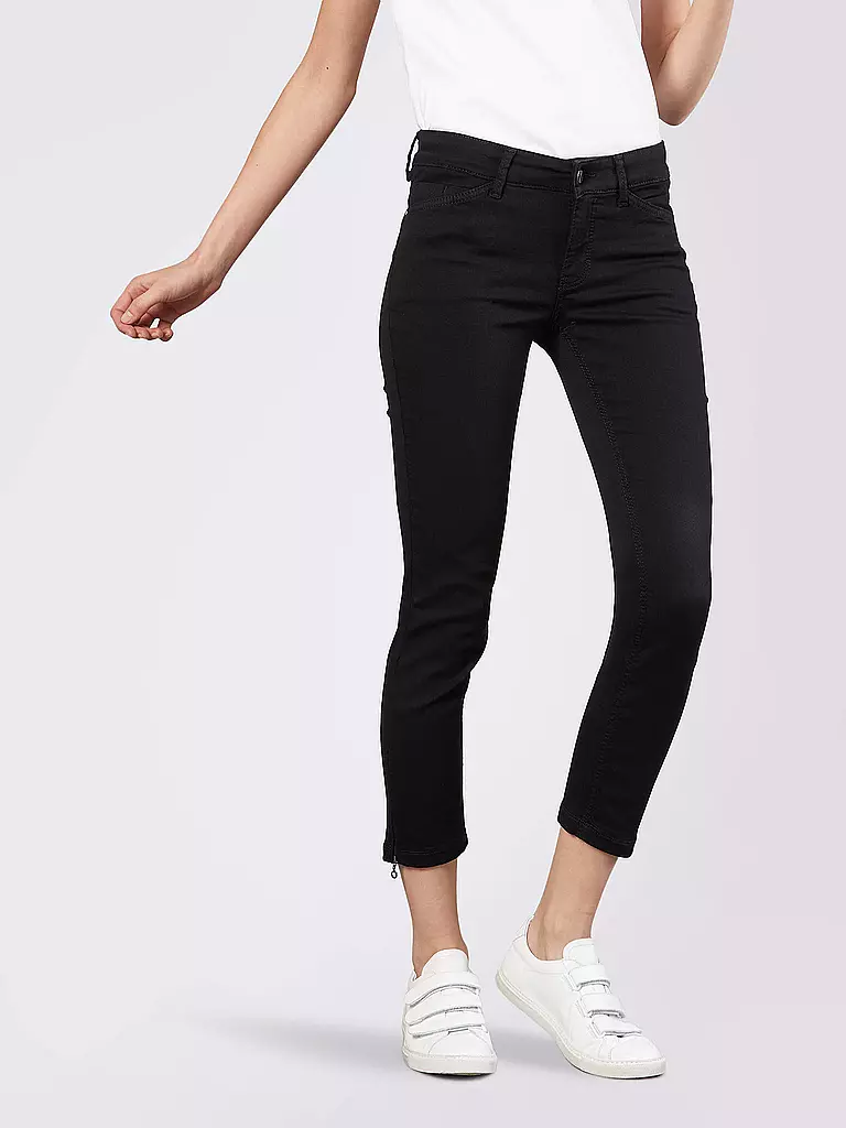 MAC | Hose Skinny Fit 7/8 Dream Chic | schwarz