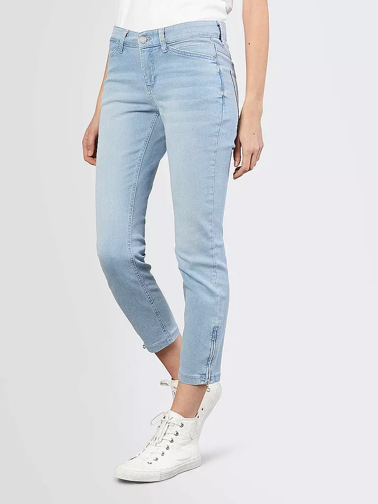 MAC | Hose Skinny Fit 7/8 Dream Chic | blau