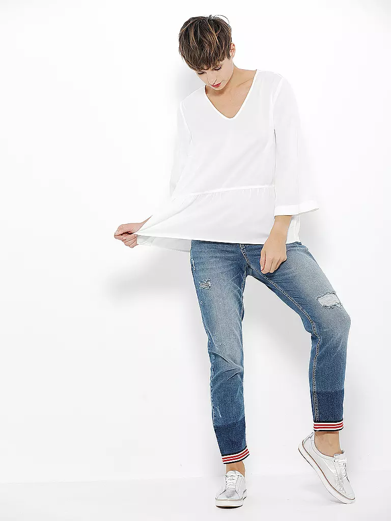 MAC | Jeans "Carrie Pipe" 7/8 | blau