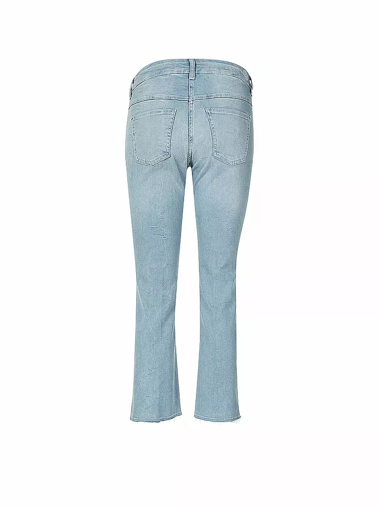 MAC | Jeans Straight Fit " Dream Kick Fringe " | blau