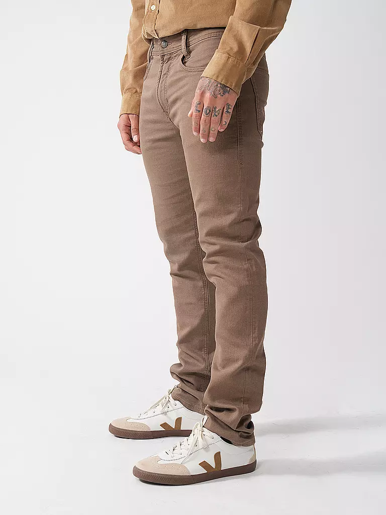 MAC | Jeans Straight Fit JOG N JEANS | camel