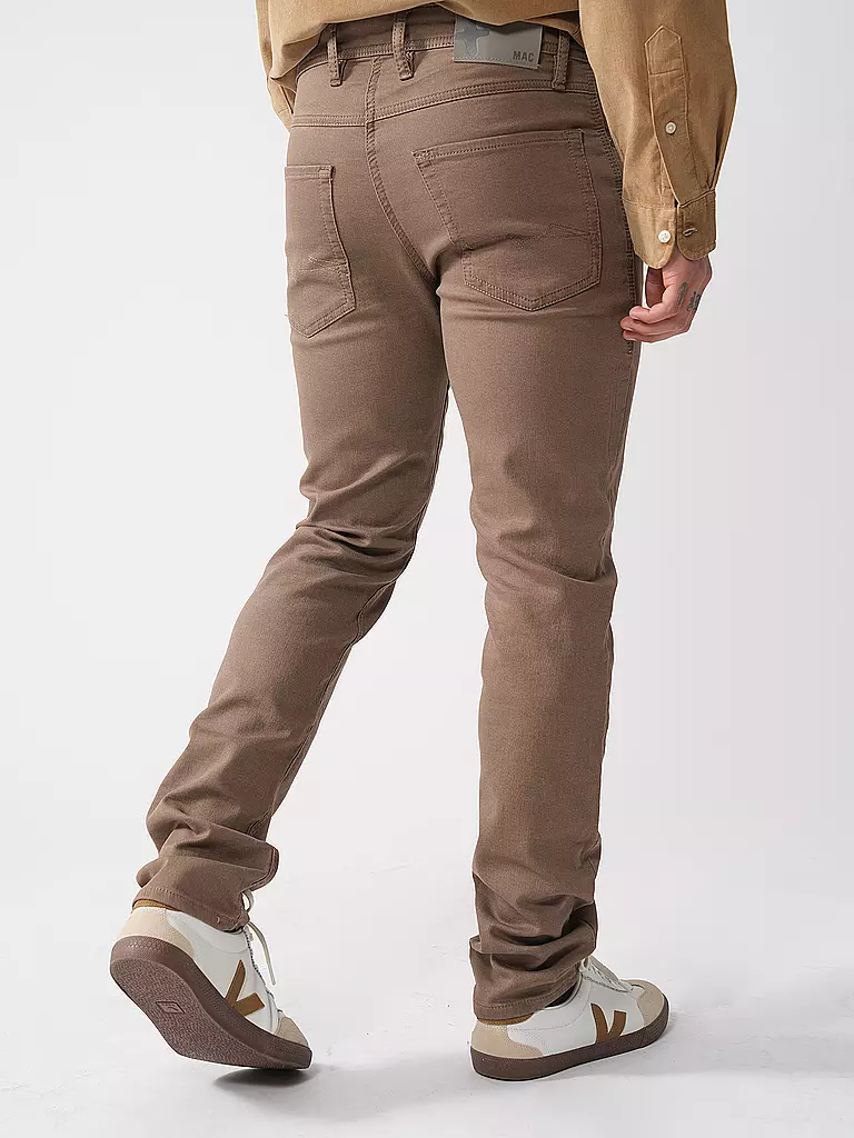 MAC | Jeans Straight Fit JOG N JEANS | camel