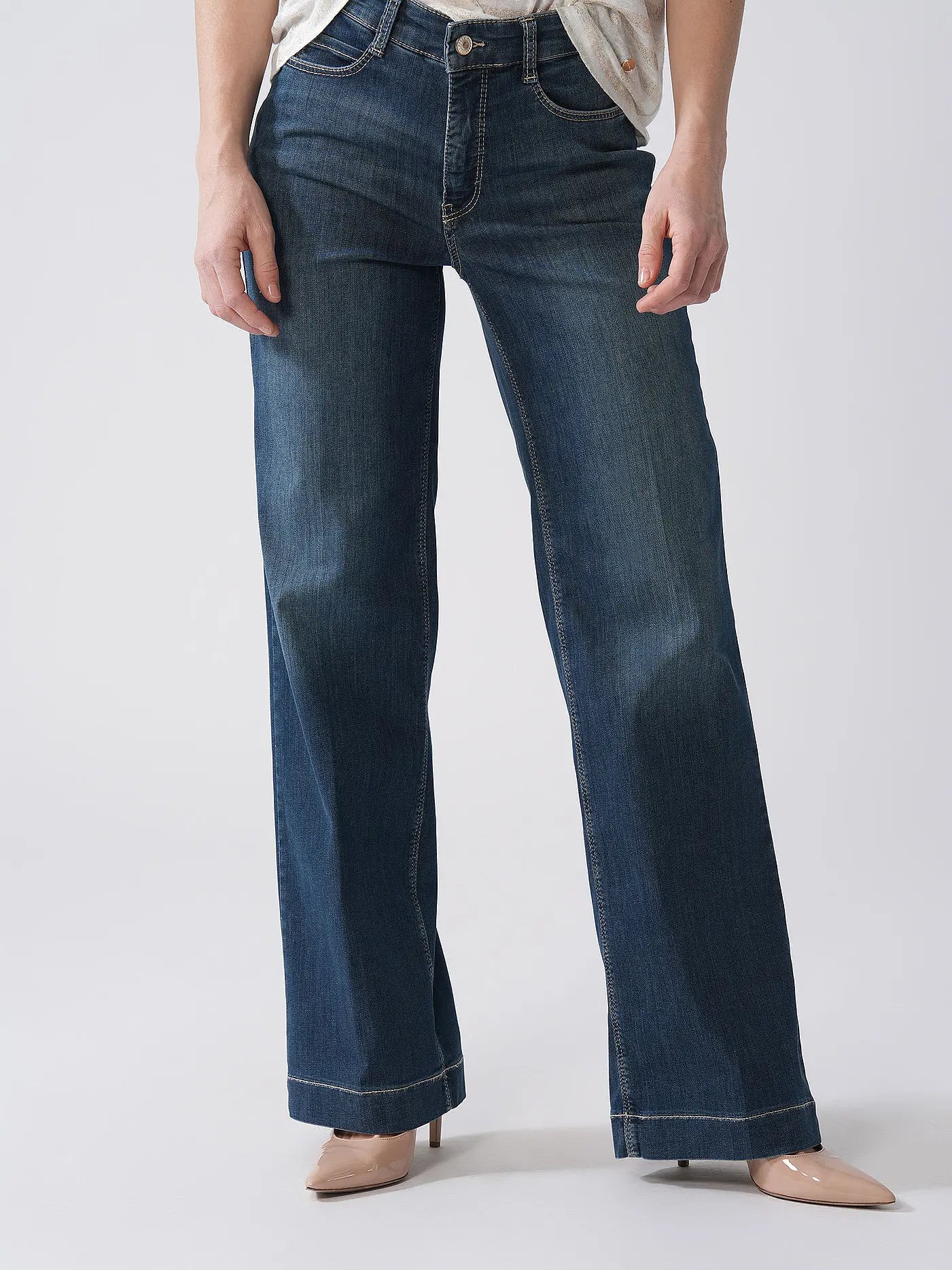 MAC | Jeans Wide Leg DREAM WIDE  | dunkelblau