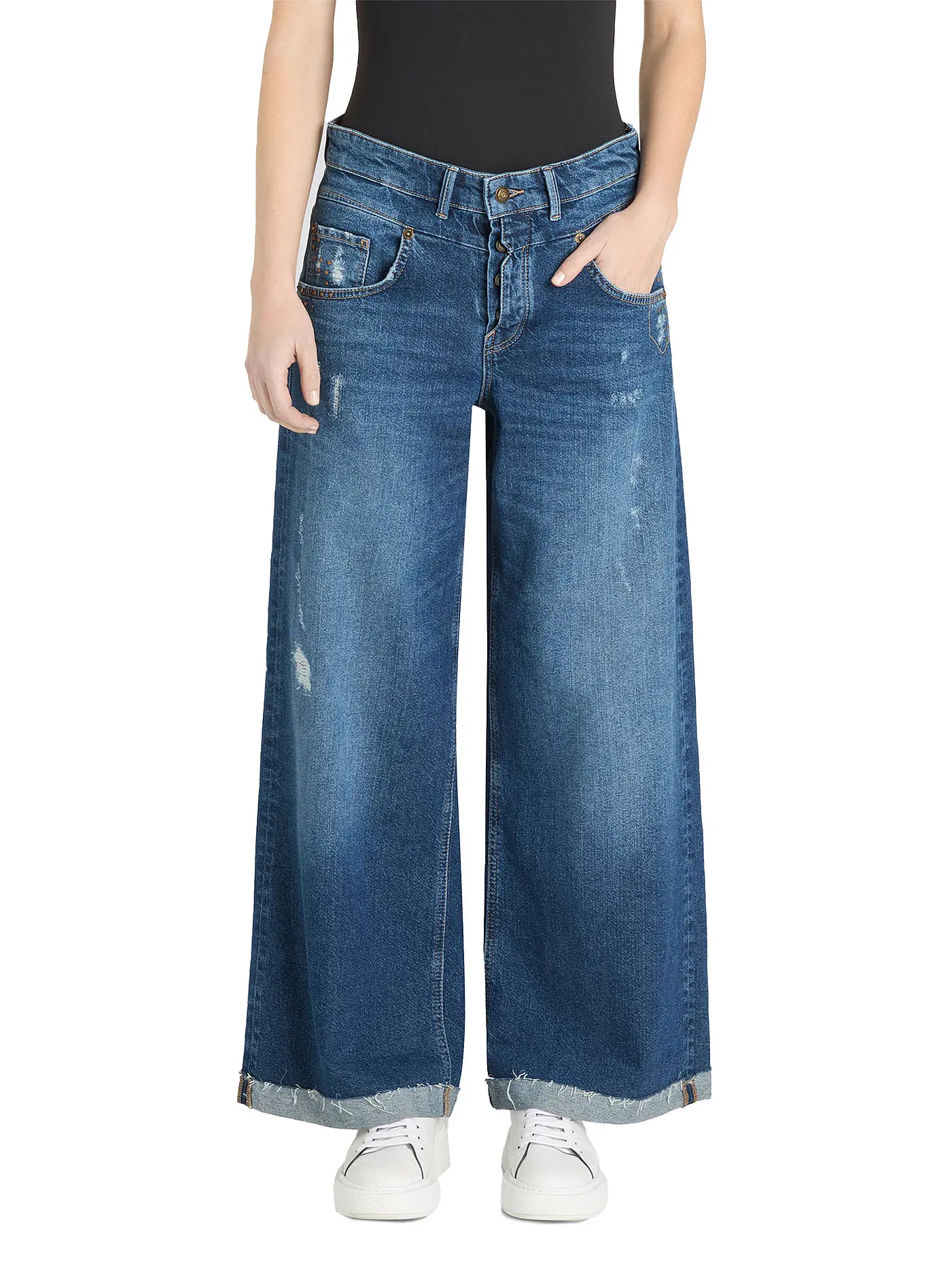 MAC | Jeans Wide Leg NEVADA | blau