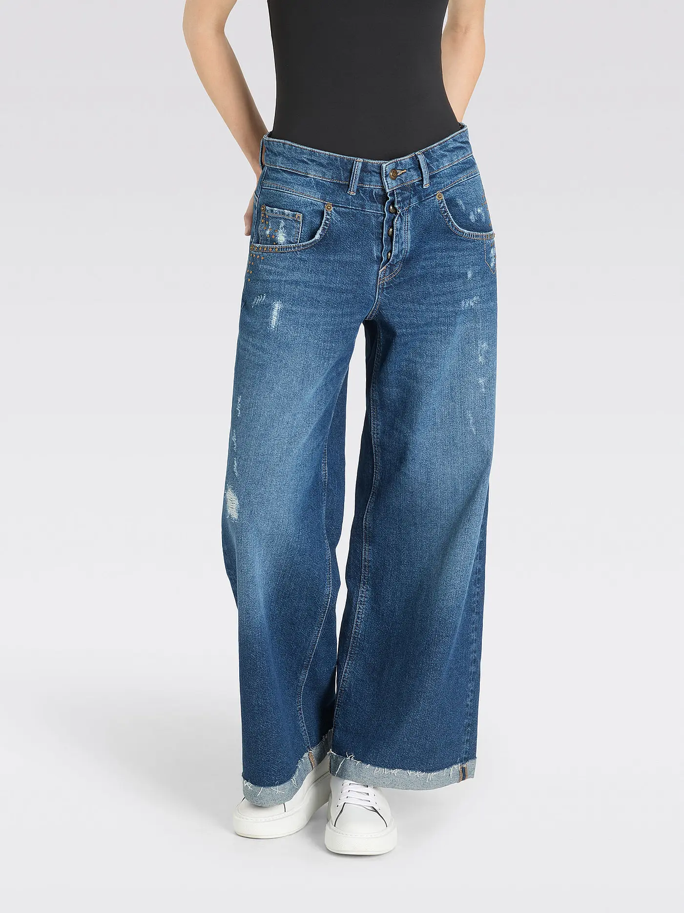 MAC | Jeans Wide Leg NEVADA | blau