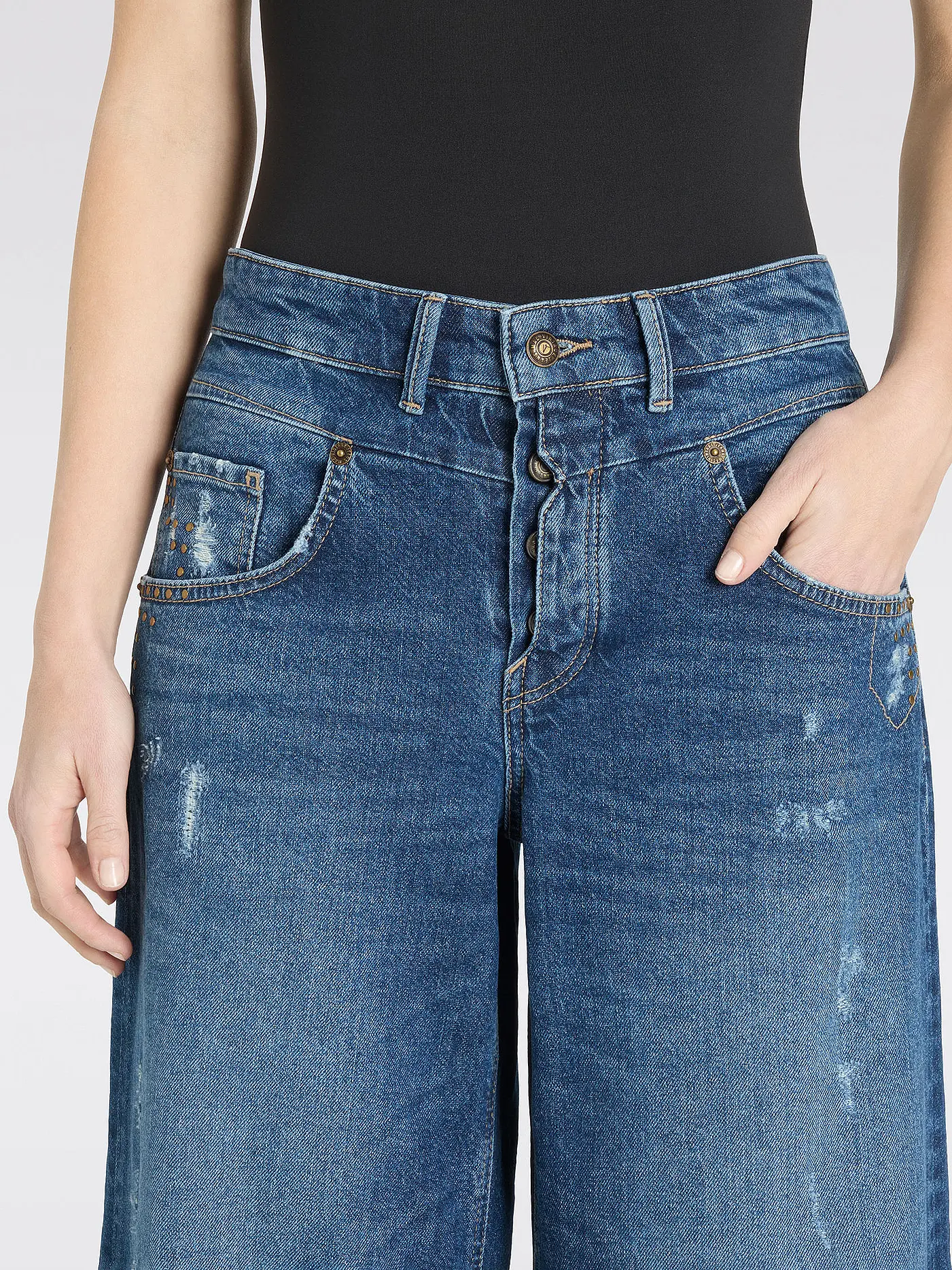 MAC | Jeans Wide Leg NEVADA | blau