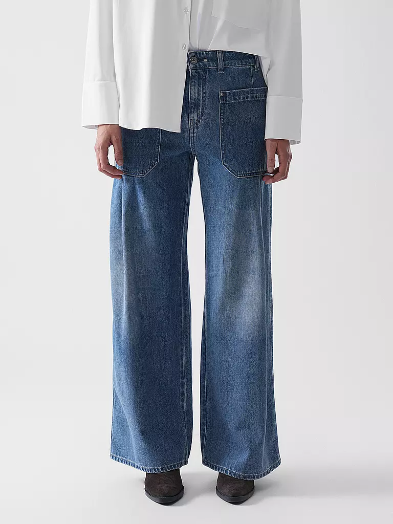 MAC | Jeans Wide Leg PORTLAND | dunkelblau