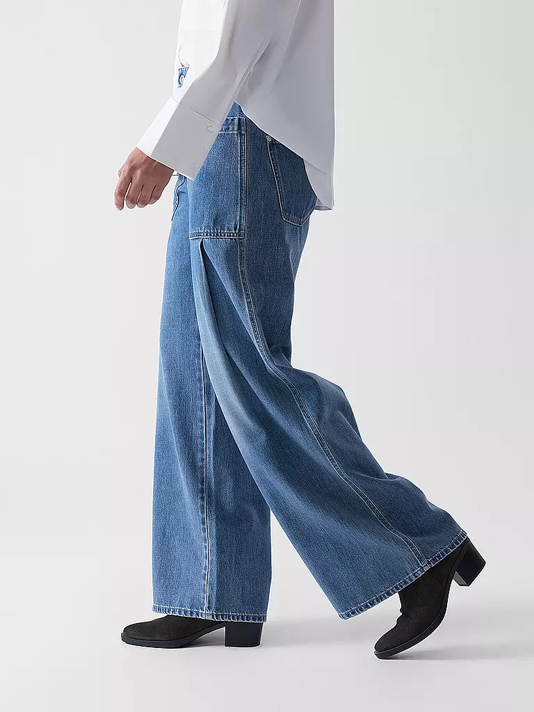 MAC | Jeans Wide Leg PORTLAND | dunkelblau