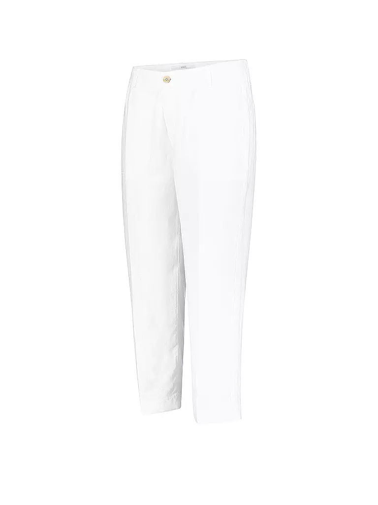 MAC | Leinenhose Nora | weiss