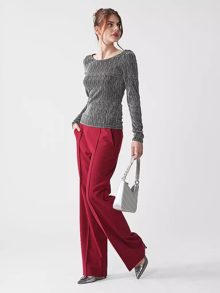 MAC | Marlenehose CHIARA  | dunkelrot