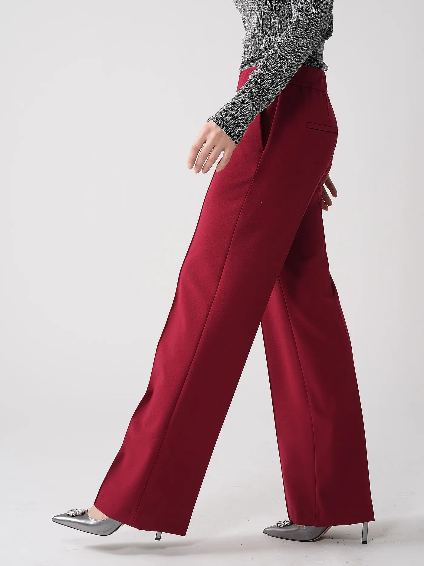 MAC | Marlenehose CHIARA  | dunkelrot