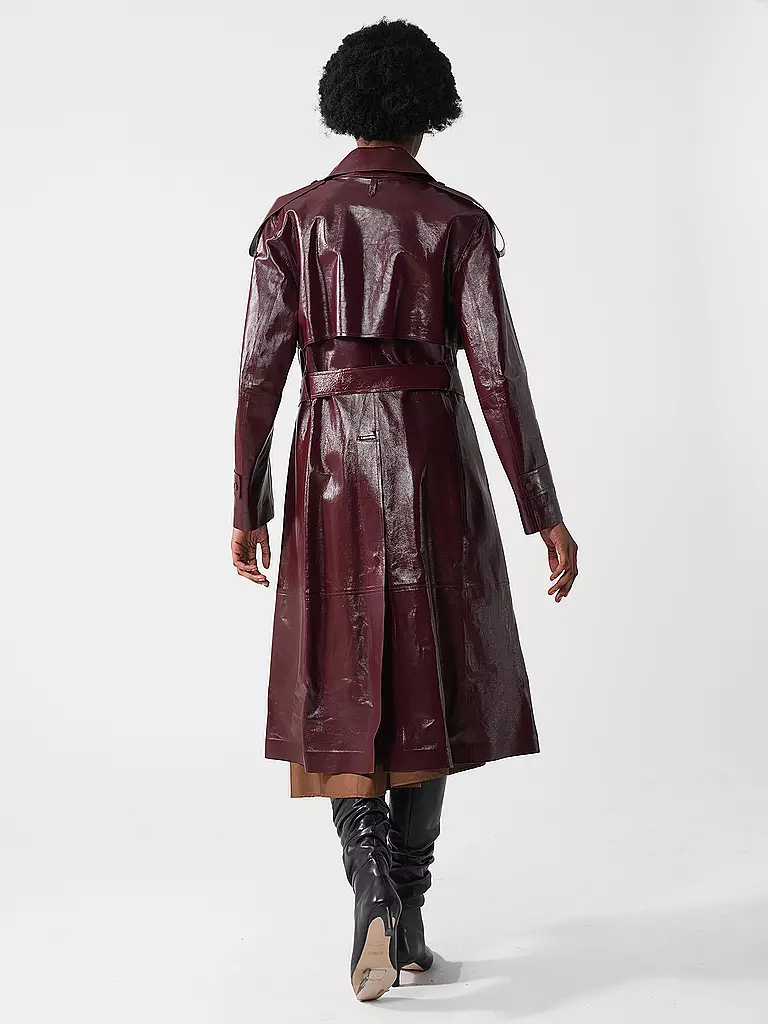 MACKAGE | Ledermantel CARMELA | dunkelrot