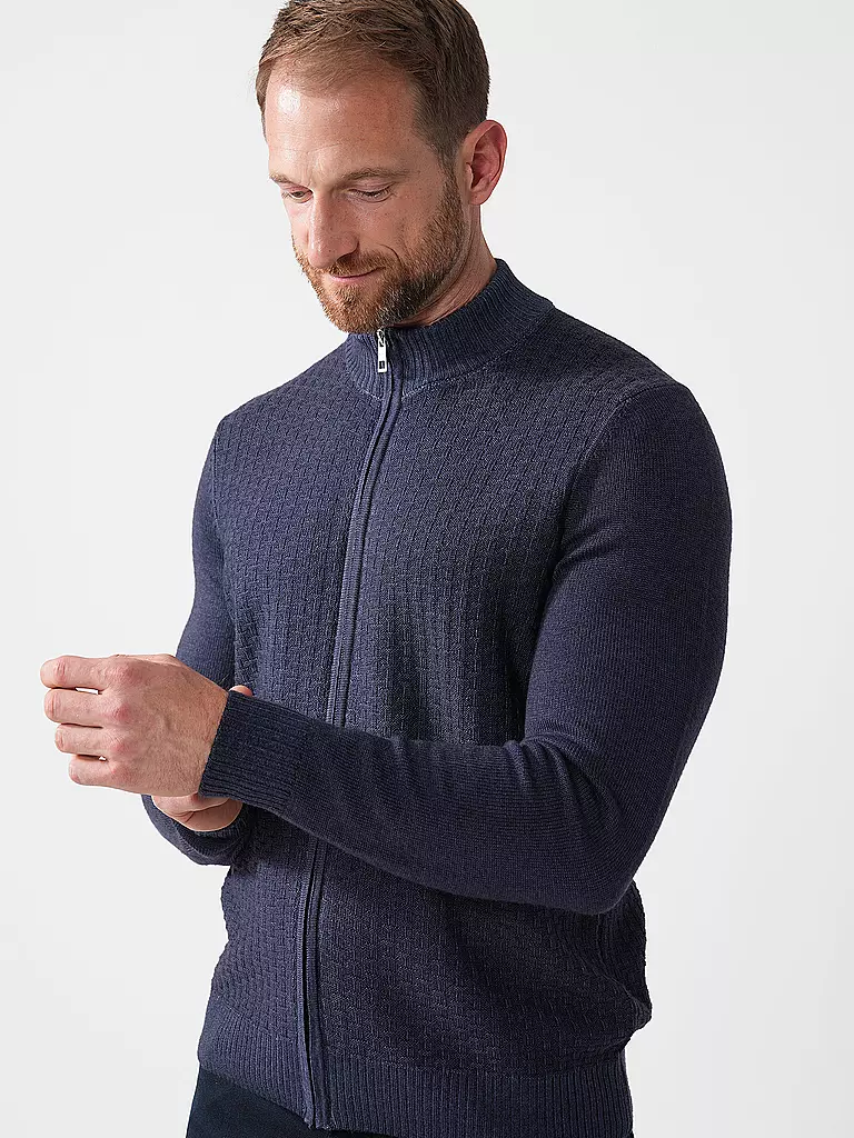 MAERZ | Cardigan | dunkelblau