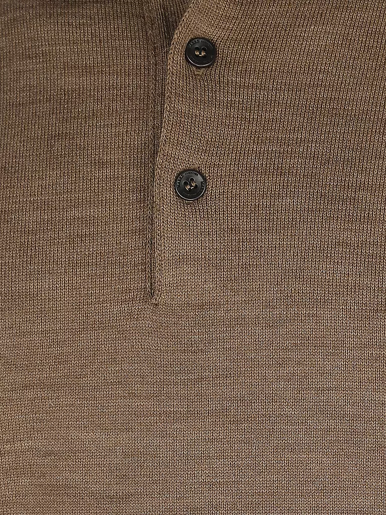 MAERZ | Polo Pullover | braun