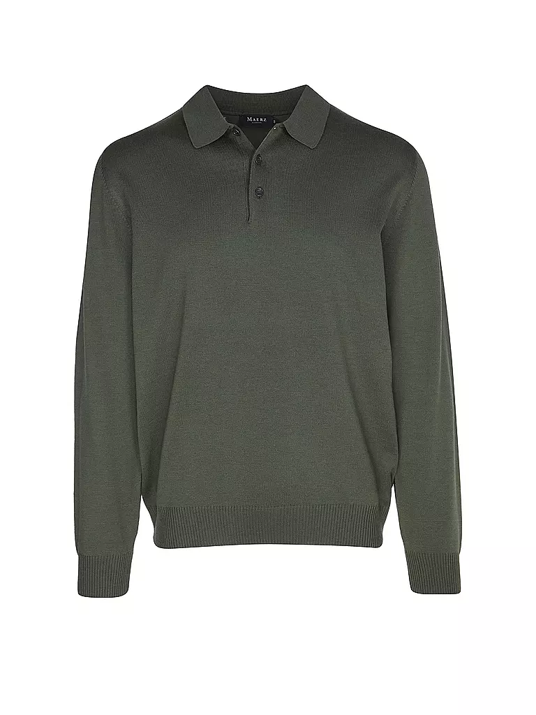 MAERZ | Polo-Pullover | grün