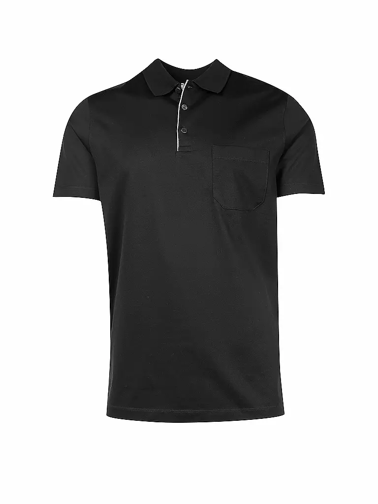 MAERZ | Poloshirt Regular Fit | schwarz