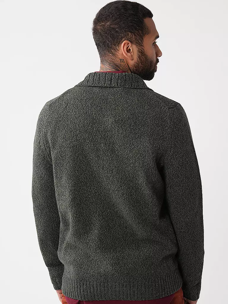 MAERZ | Strickjacke | dunkelgrün